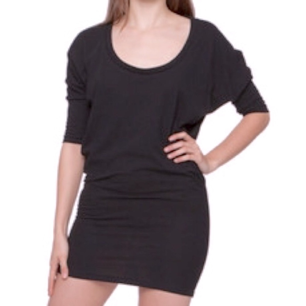 American Apparel Pique Dolman Sleeve Dress Sz M/L